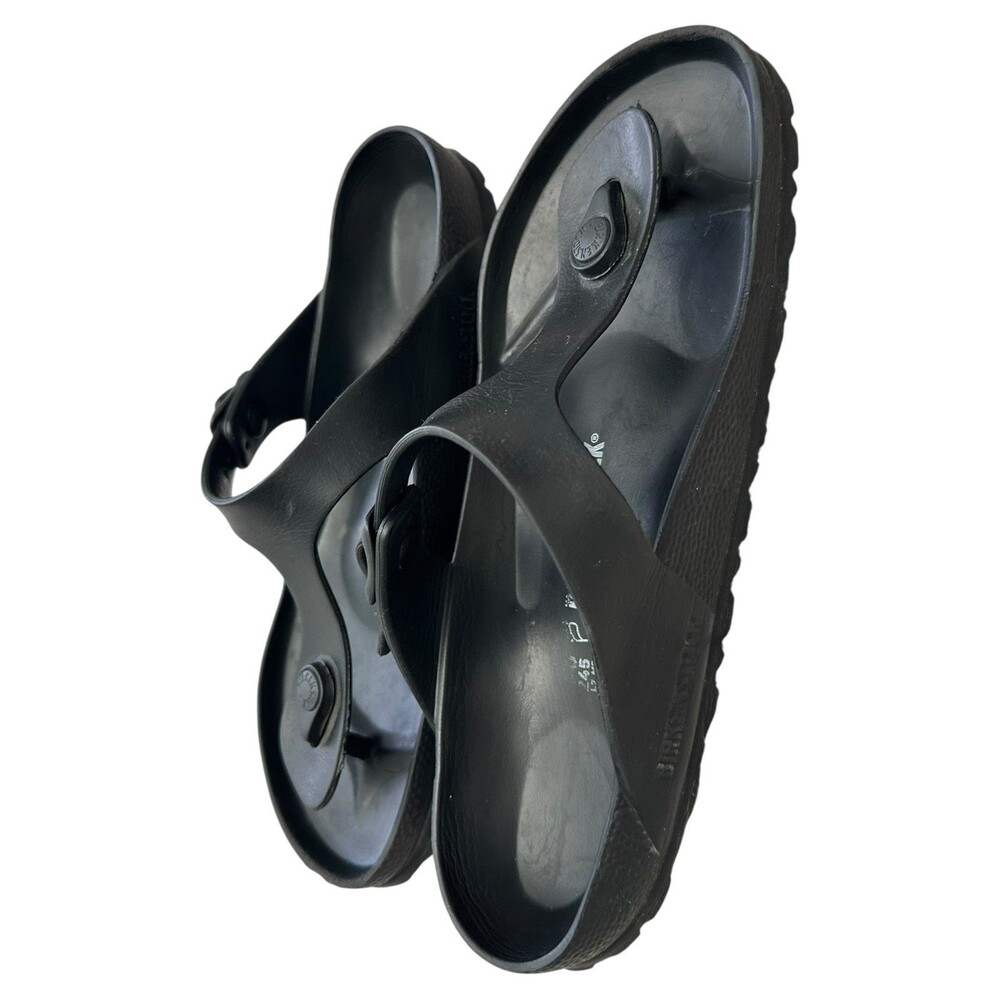 BIRKENSTOCK GIZEH EVA BLACK Sz 38 Sandals Waterproof Slip On Womens 7 - 7.5 - Picture 5 of 12